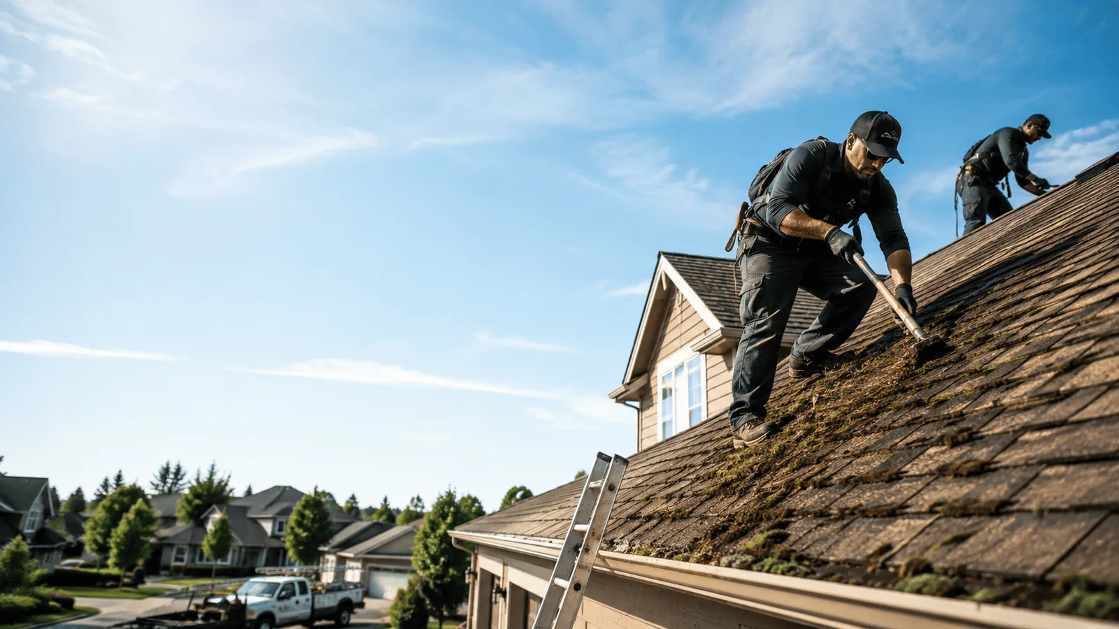 Roof Moss Removal in Dundee, IL near me